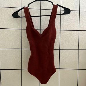 Abercrombie brown bodysuit